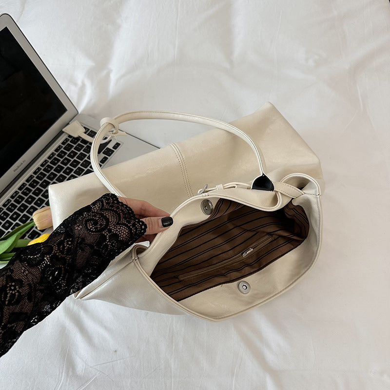 Geräumige Leder-Tote