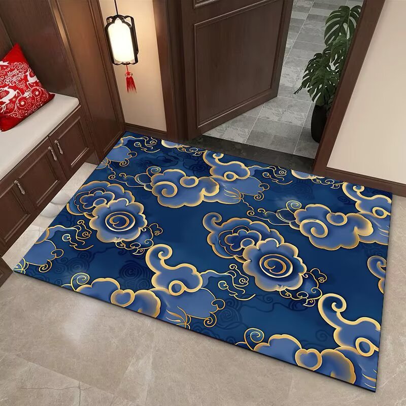 Elegante Wolkenmotiv Bereichsmatte Brehn