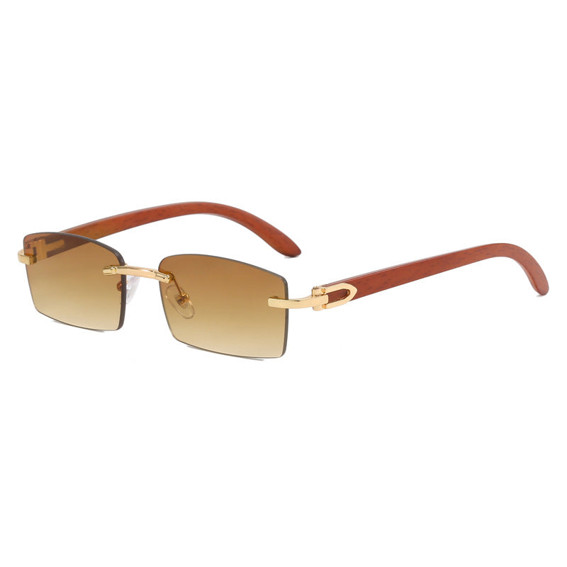 Damen hochwertige Sonnenbrille mit elegantem Holzrahmen Brehn