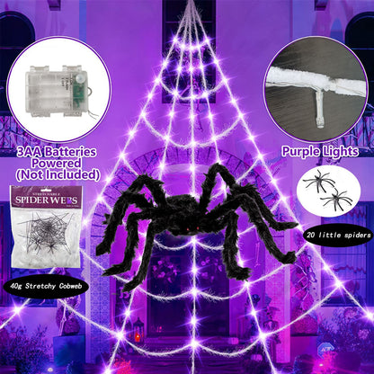 Halloween Dekorative Spinne Brehn