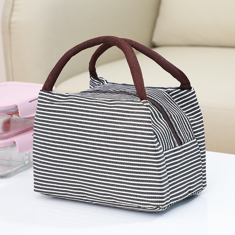 Isolierte gestreifte Lunch-Tasche Brehn