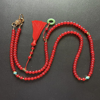 Bead decor Eyewear Kette mit Quasten Brehn