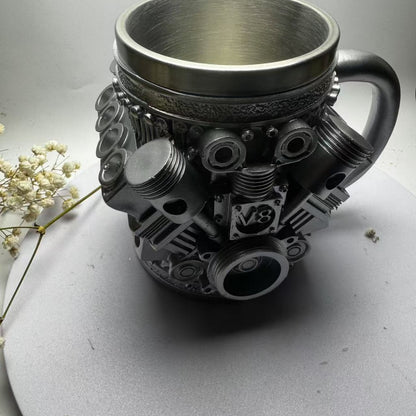 Mechanisches MotorenDesign Becher Brehn