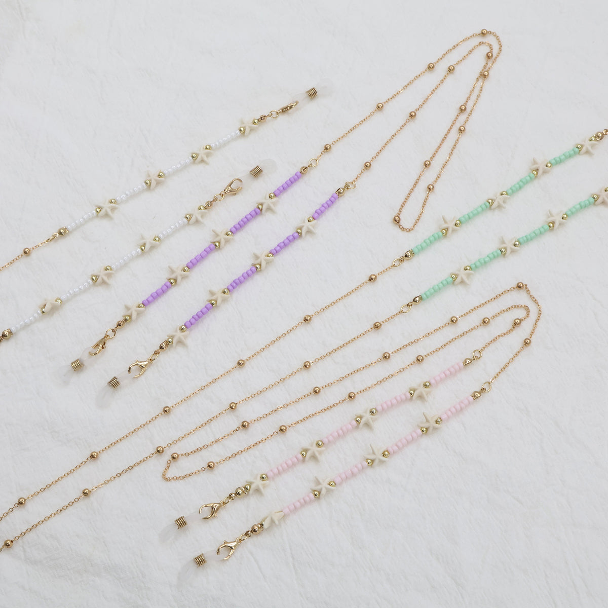 Strand-inspirierte Perlen-Brillenband Brehn