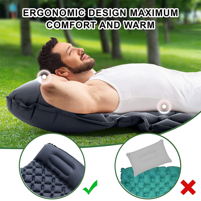 Luftmatratze Mit Integrierter Kopfstütze Und Komfortablem Ventilsystem Brehn
