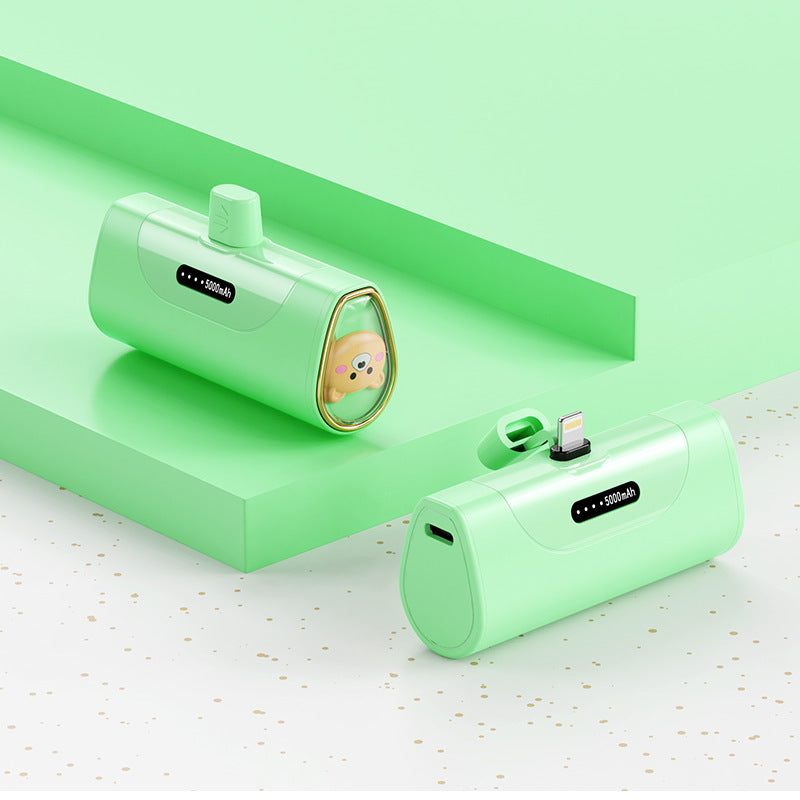Lustige Powerbank mit integrierter Tierfigur Brehn