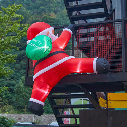 Lustige Weihnachtsmann Kletterfigur Brehn