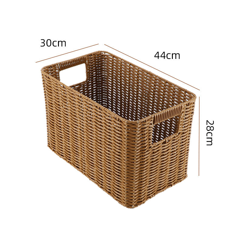 Aufbewahrungskorb aus natürlichem Rattan