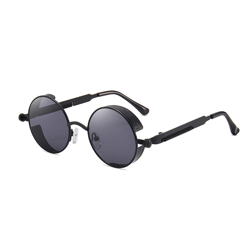 Damen Retro-inspirierte runde Sonnenbrille mit speziellen Gläsern Brehn