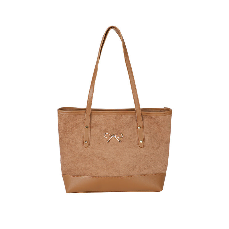 WoStylish Faux Suede Tote Bag Brehn