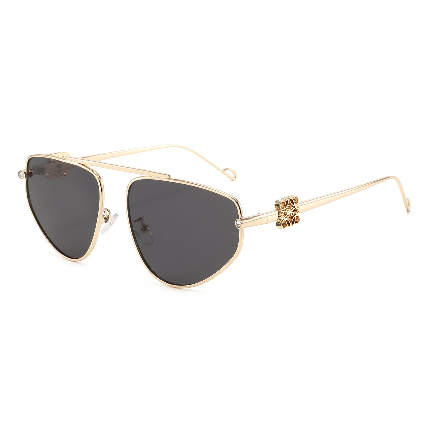 Damen Glamouröse Sonnenbrille mit eleganten Verzierungen Brehn