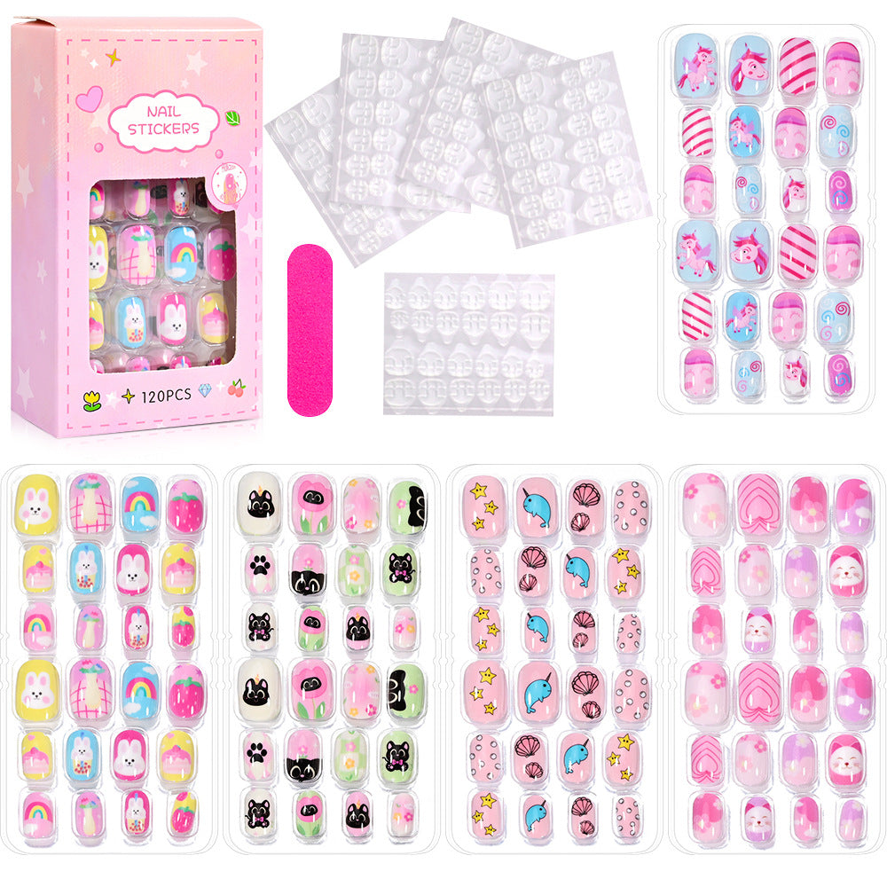 Kreatives Cartoon Nagelkunst Aufkleber Set Brehn