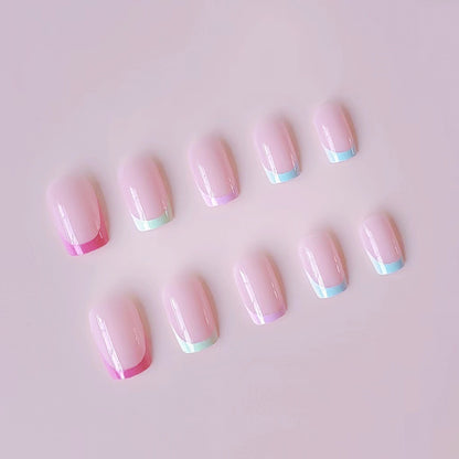 Kunstnagelset mit bunten Farbakzenten Brehn