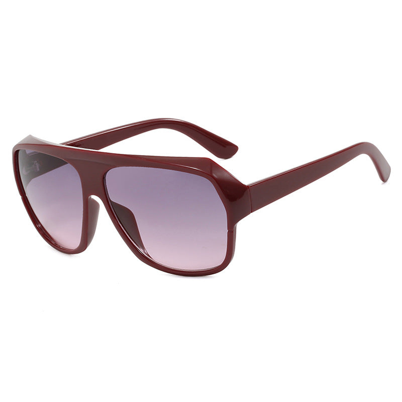 Damen modische Oversized-Sonnenbrille mit sportlichem Design Brehn