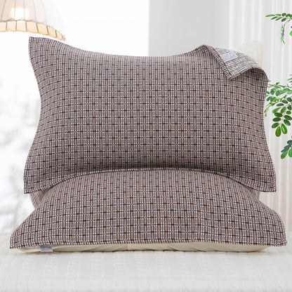 Damen Kissenbezug mit filigranem Blumenmotiv Brehn