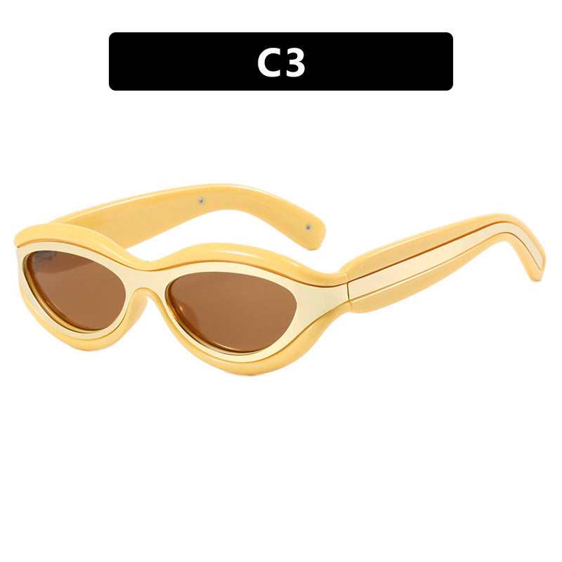 Damen Cat-Eye Sonnenbrille mit schützendem UV-Schutz und stilvollem Rahmen Brehn