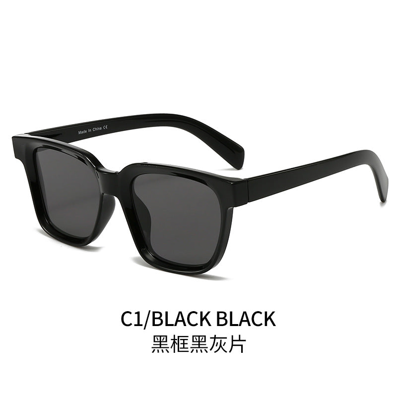 Damen elegante quadratische Sonnenbrille mit UV-Schutz und stabilem Rahmen Brehn