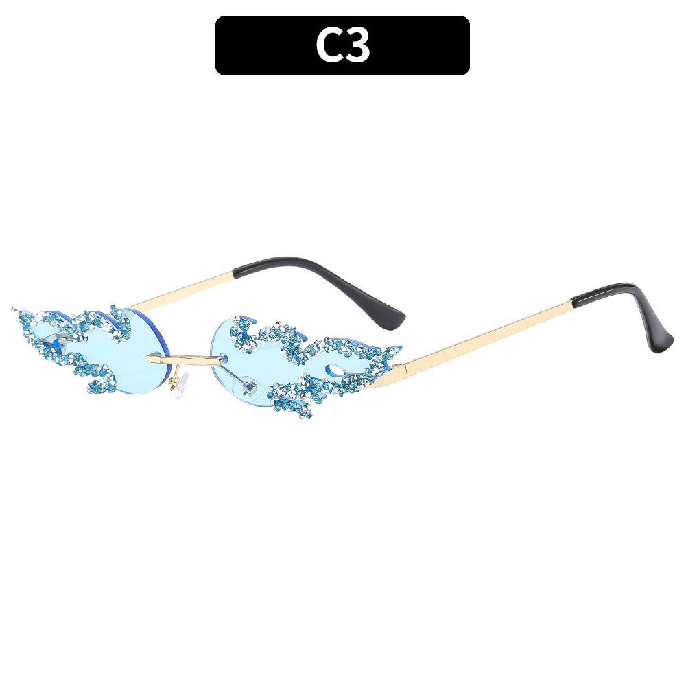 Künstlerisch gestaltete Sonnenbrille