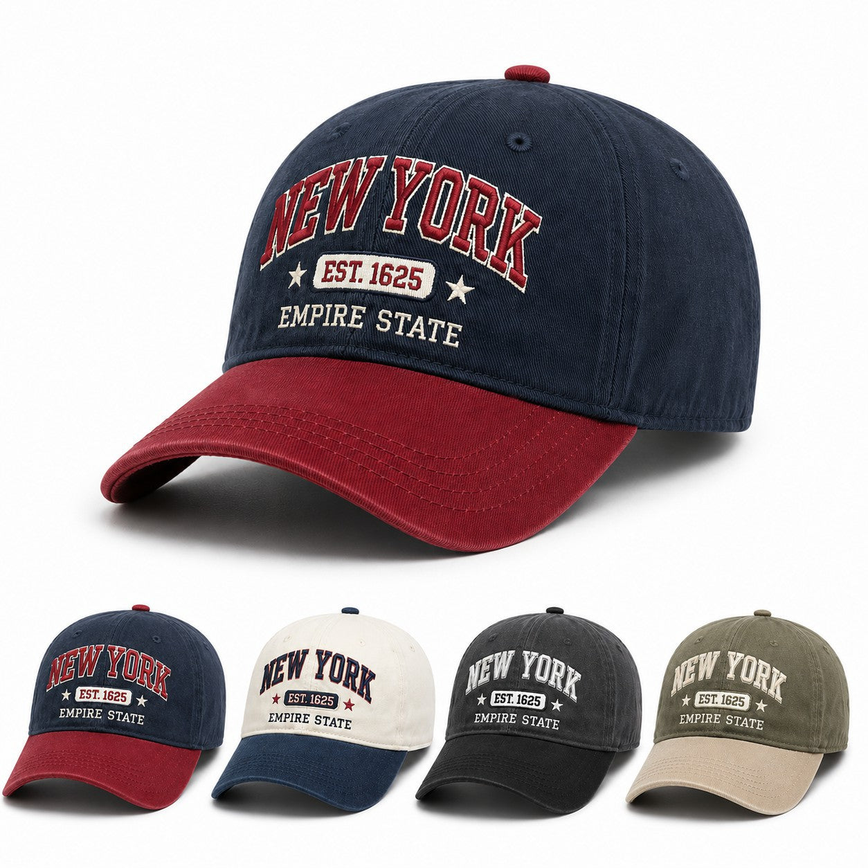 Damen Sportliche und stylische Cap mit New York Stickerei Brehn