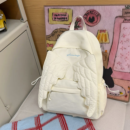 Verspielter Flügel-Design Rucksack