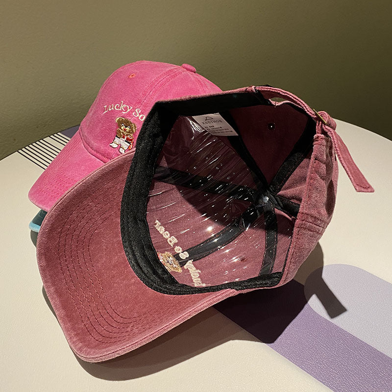 Unisex Casual Bestickte Bärenmütze Brehn