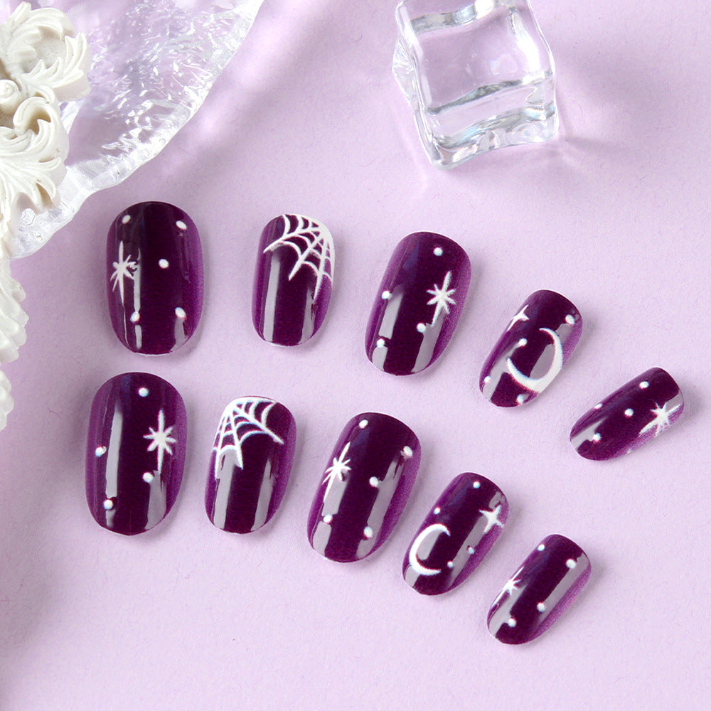 Verspielte Halloween-Themen-Nagelkunst Brehn