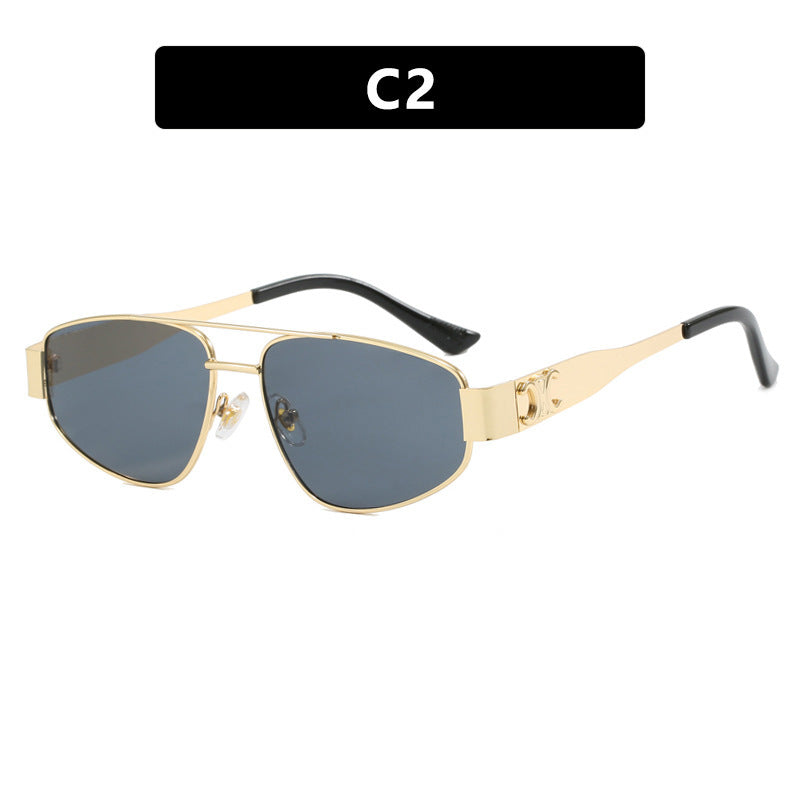 Damen Sportliche Sonnenbrille mit polarisierendem Gläser und elegantem Metallrahmen Brehn
