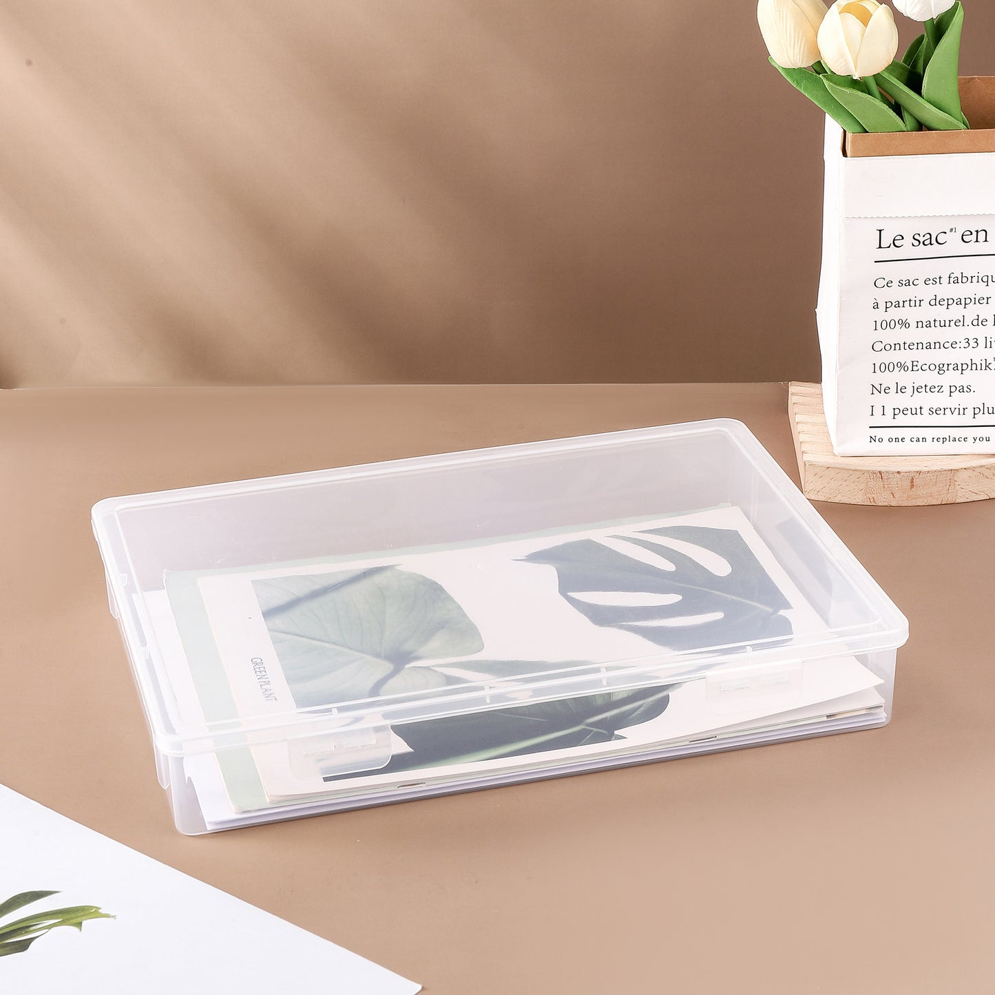 Vielseitige transparente Aufbewahrungsbox Brehn