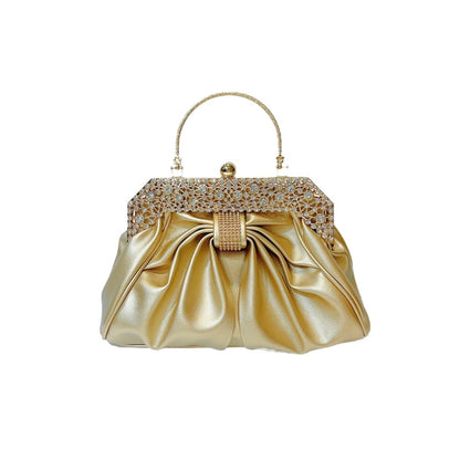 Luxuriöse Satin-Abendhandtasche