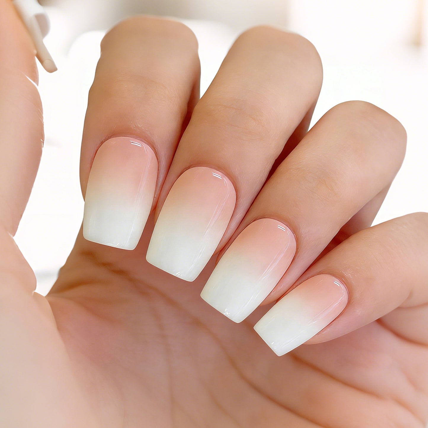 Premium Natural Finish Press-On Nail Set Brehn