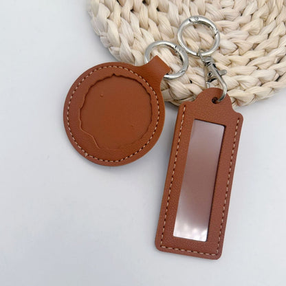 Personalisierter Leder-Schlüsselanhänger Brehn