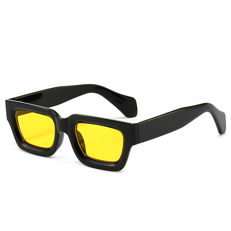 Damen trendige Sonnenbrille mit robustem und transparentem Rahmen Brehn