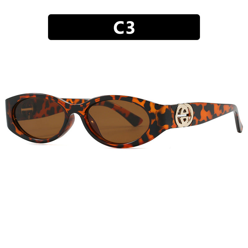 Damen modische Katzenaugen-Sonnenbrille mit schützendem UV-Filter und luxuriösen Akzenten Brehn