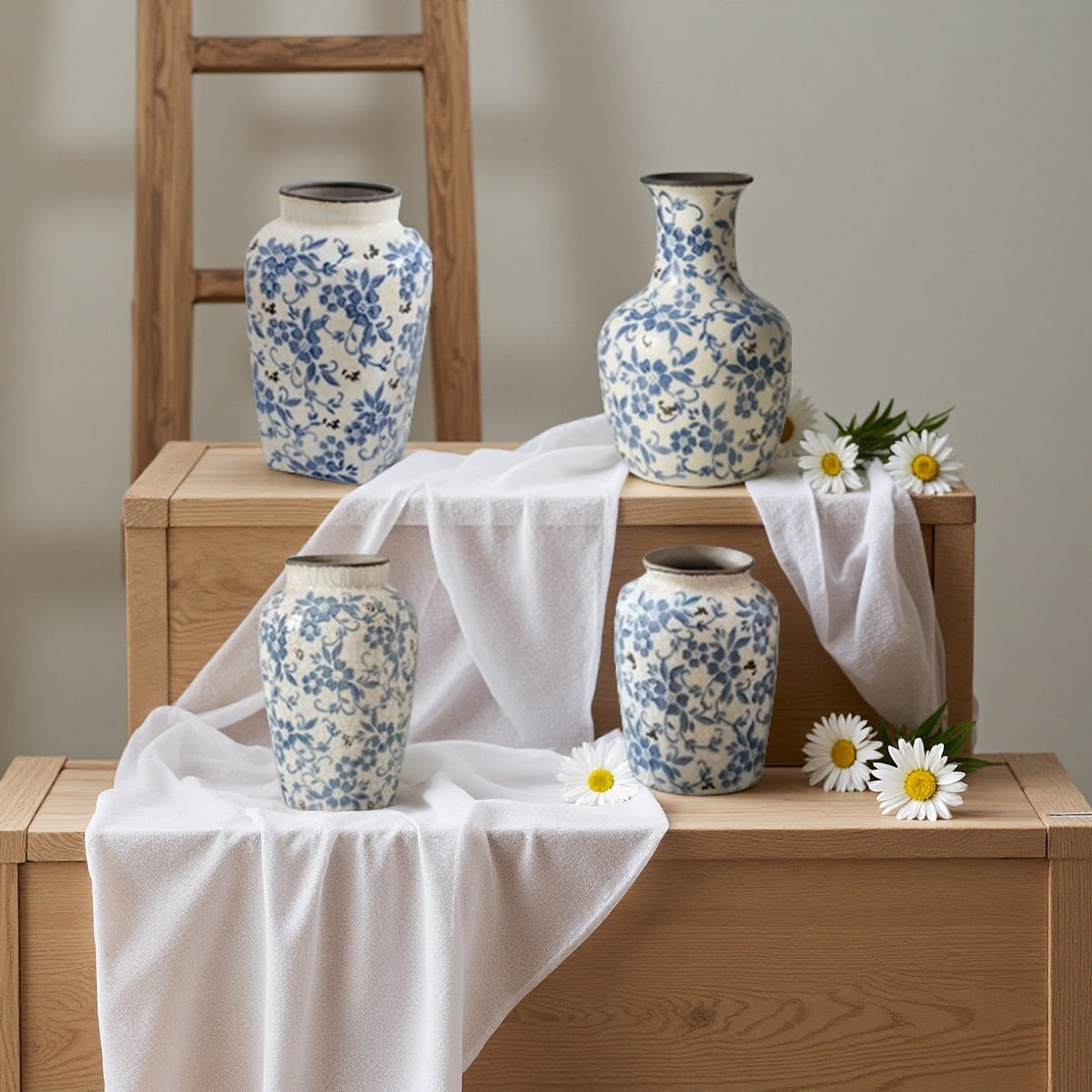 Dekorative Landhausvase Brehn