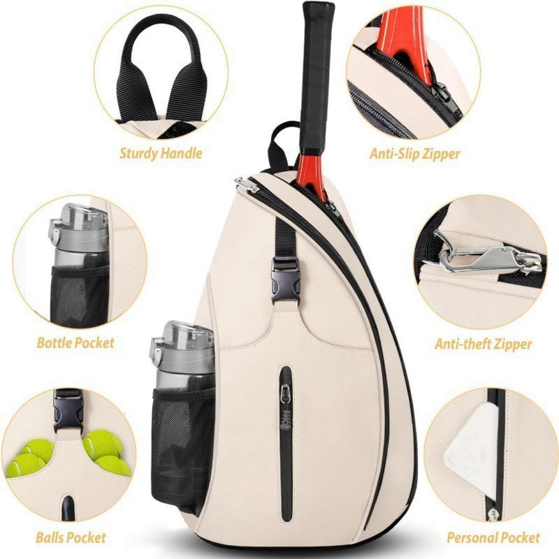 Tennis-Rucksack mit Spezialfach Für Schläger und Getränkehülle Brehn