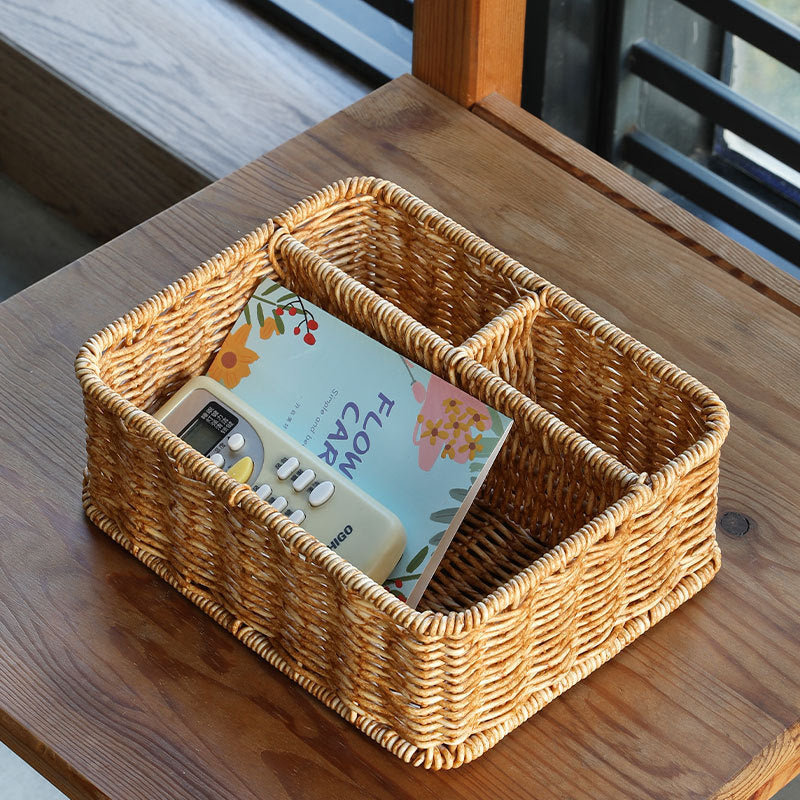 Woven Storage Organizer mit Geteilten Fächern Brehn