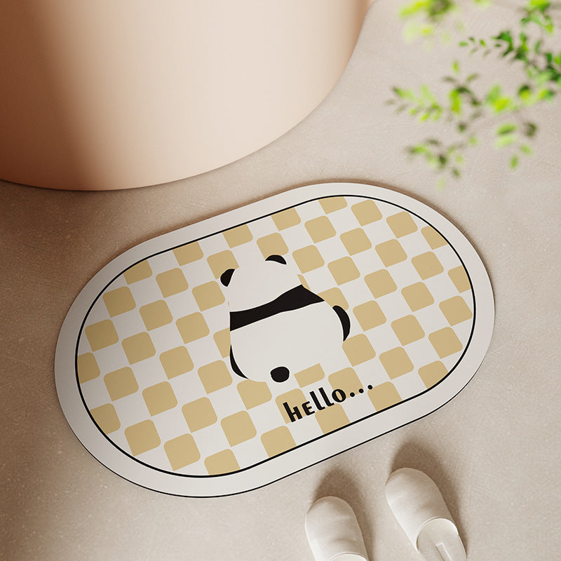 Niedlicher Panda-Motiv Badetmatte Brehn