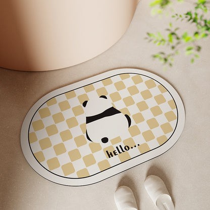 Niedlicher Panda-Motiv Badetmatte Brehn