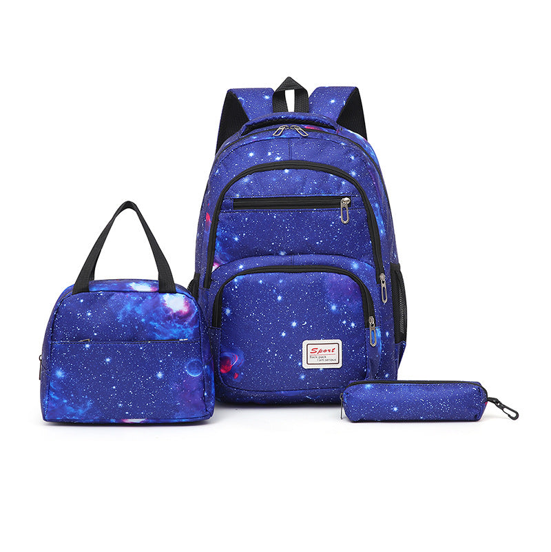 Galaxy-Muster Schulrucksack Set Brehn