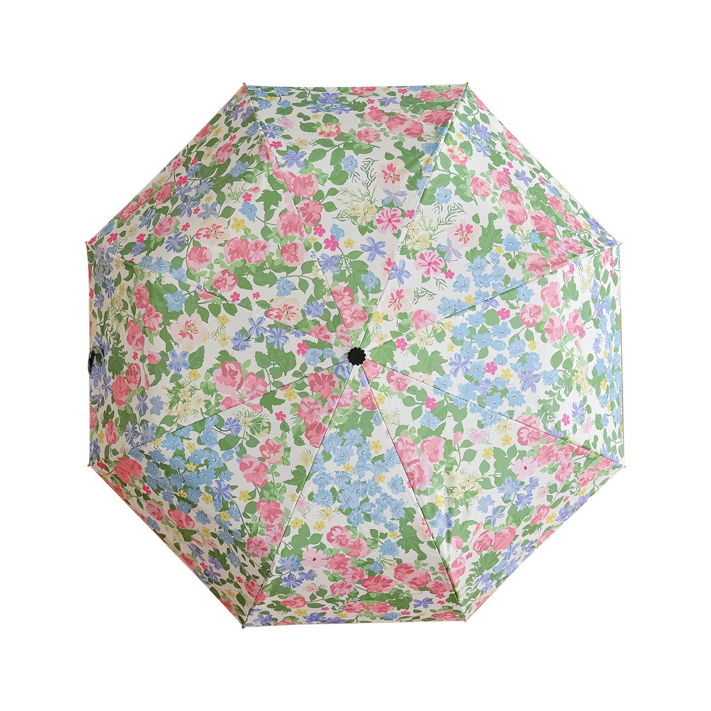 Damen Faltbarer Regenschirm mit exquisitem floralen Design Brehn