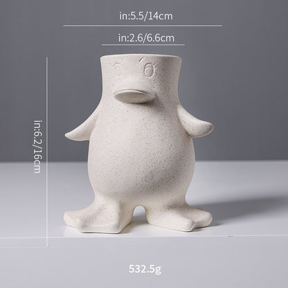Skurriger dekorativer Vogelblumentopf Brehn