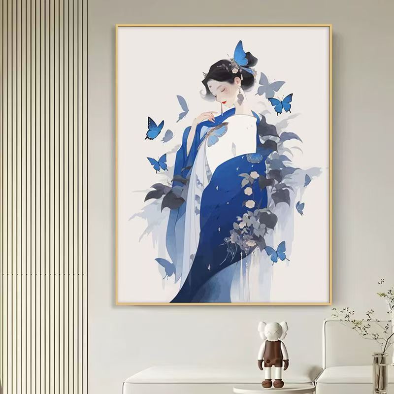 Elegante Schmetterling-Themen Leinwandkunst Druck Brehn