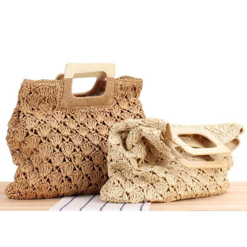 Handtasche Aus Hochwertigem Geflochtenem Material Brehn