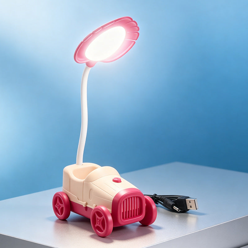 Damen LED Schreibtischlampe im verspielten Design Brehn