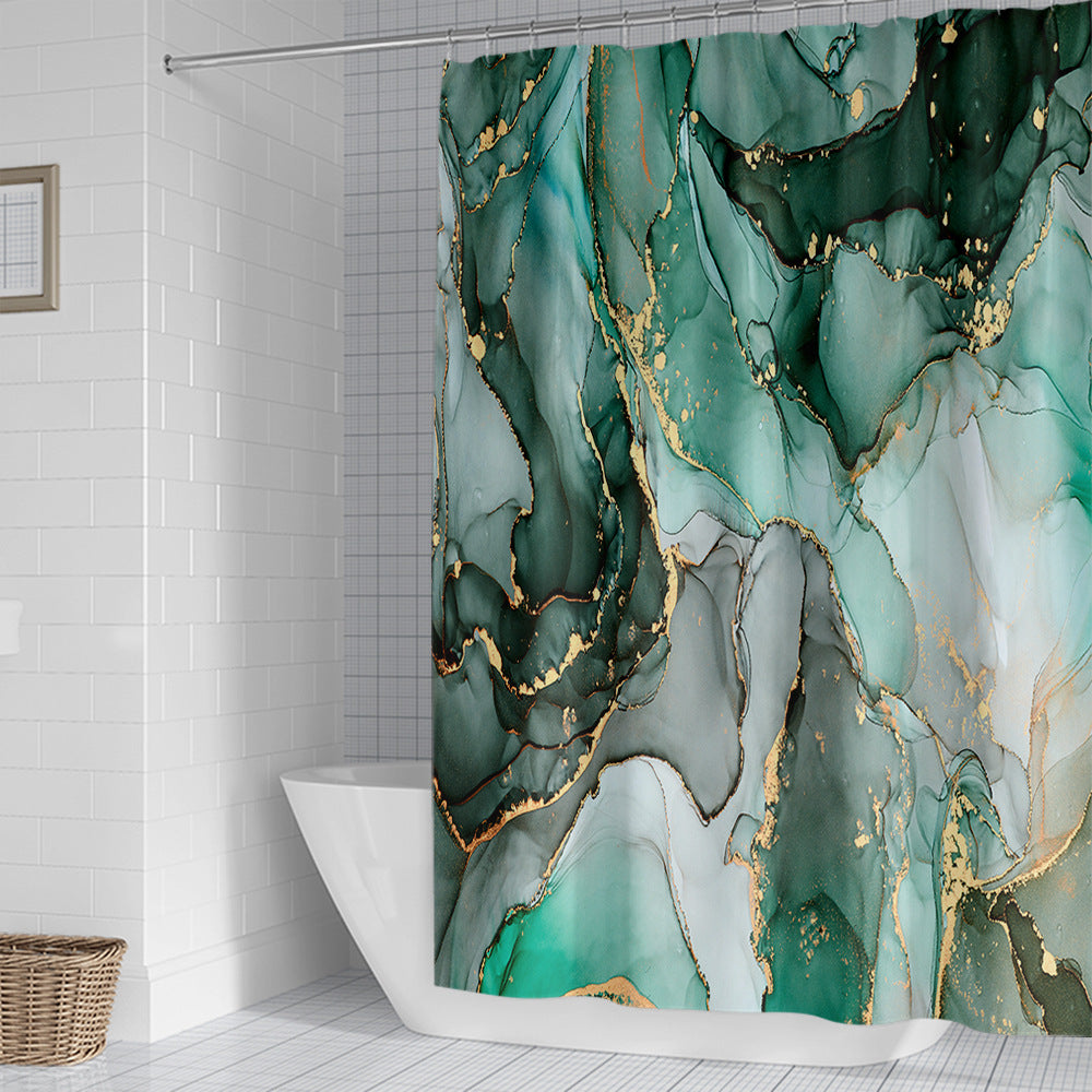 Abstract Marmor Design Duschvorhang Brehn