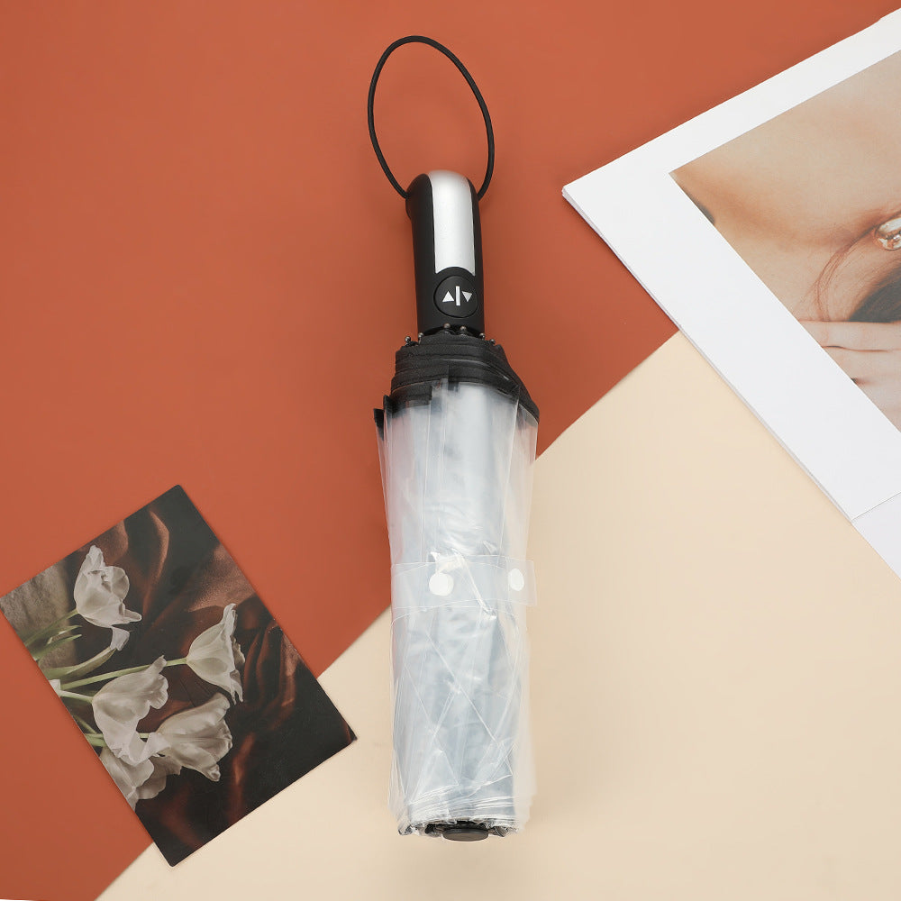 Unisex Automatischer Transparent-Regenschirm Brehn