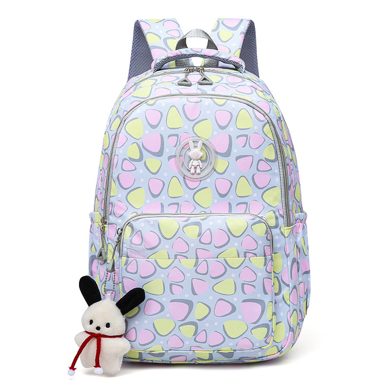Fröhlicher Schulrucksack mit Einzigartigen Mustern und Praktischen Fächern Brehn
