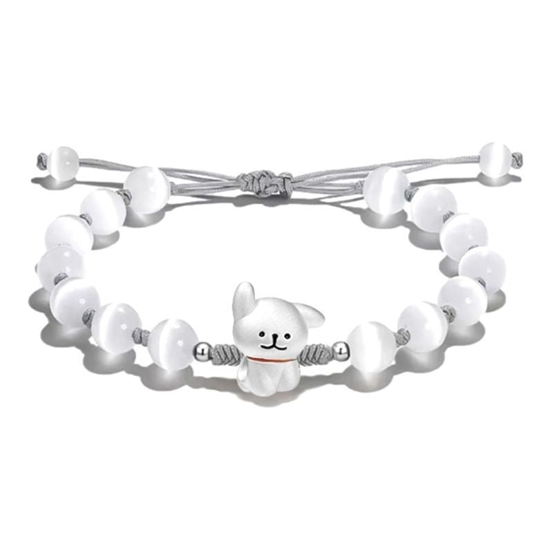 Verstellbares süßes Hund Charm Armband Brehn