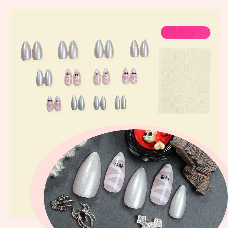 Kreatives Press-On Nageldesign-Set Brehn