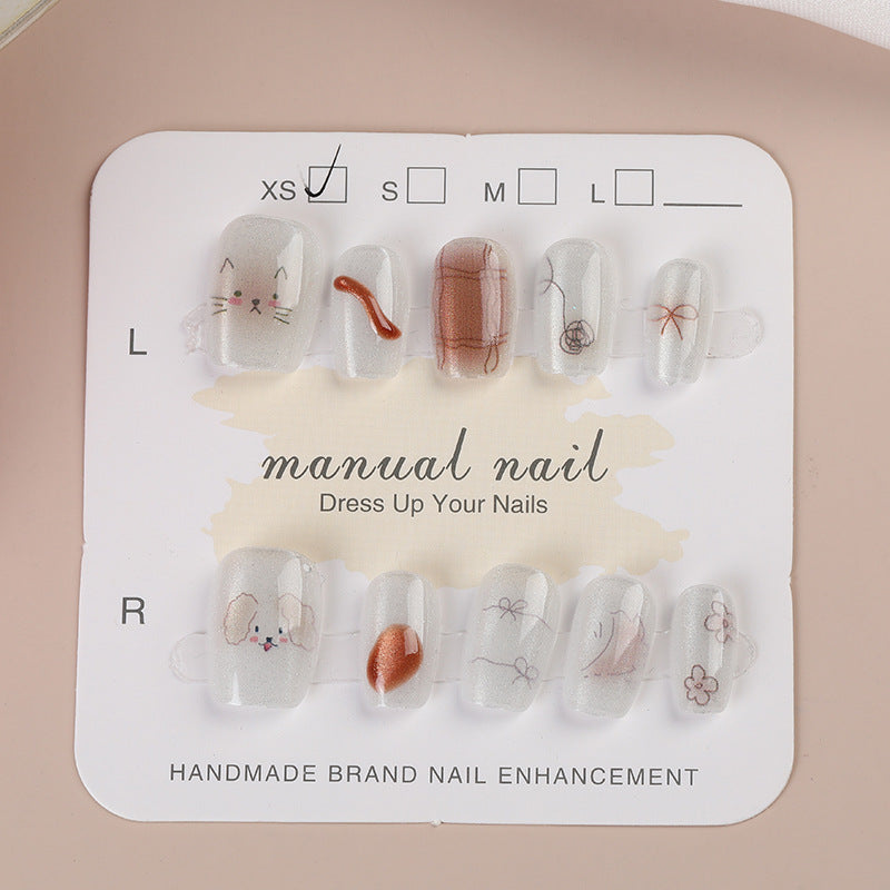 Artisanal Press-On Nail Set Brehn